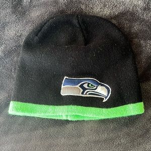 Seattle Seahawks embroidered beanie for kids